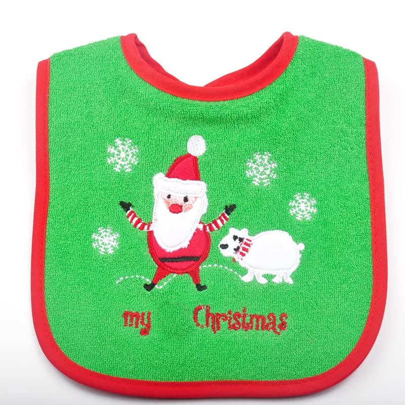 Dream Loom Christmas Baby Bibs 4pcs, First Xmas Baby Gift, for Babies Newborns and Toddler - Image 3